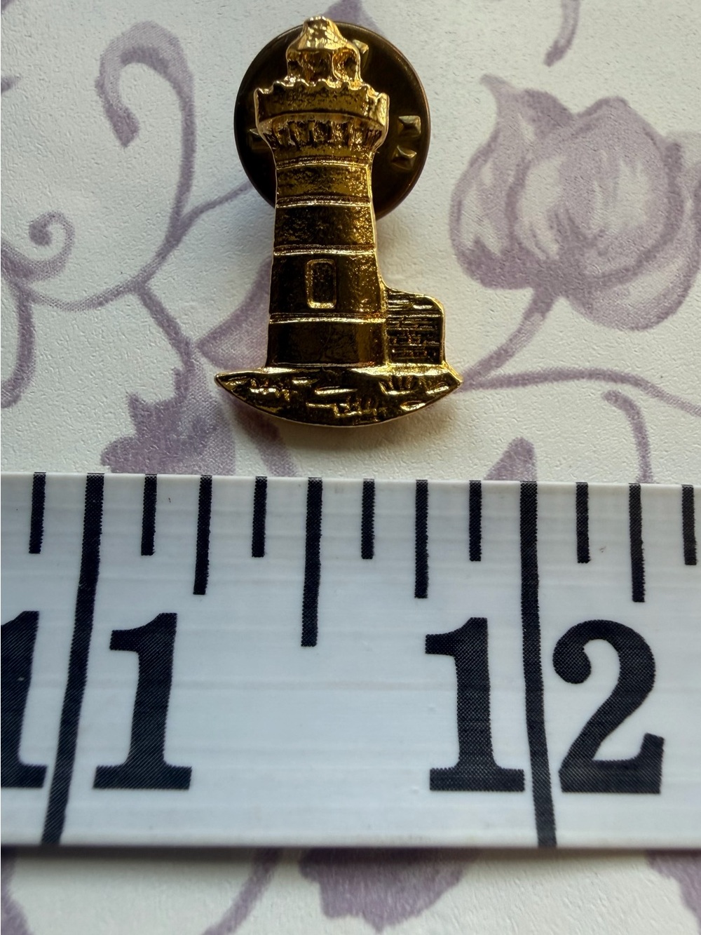 Gold Lighthouse Pin